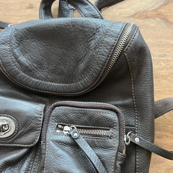 Gently used Danier leather smaller backpack - Picture 8 of 8